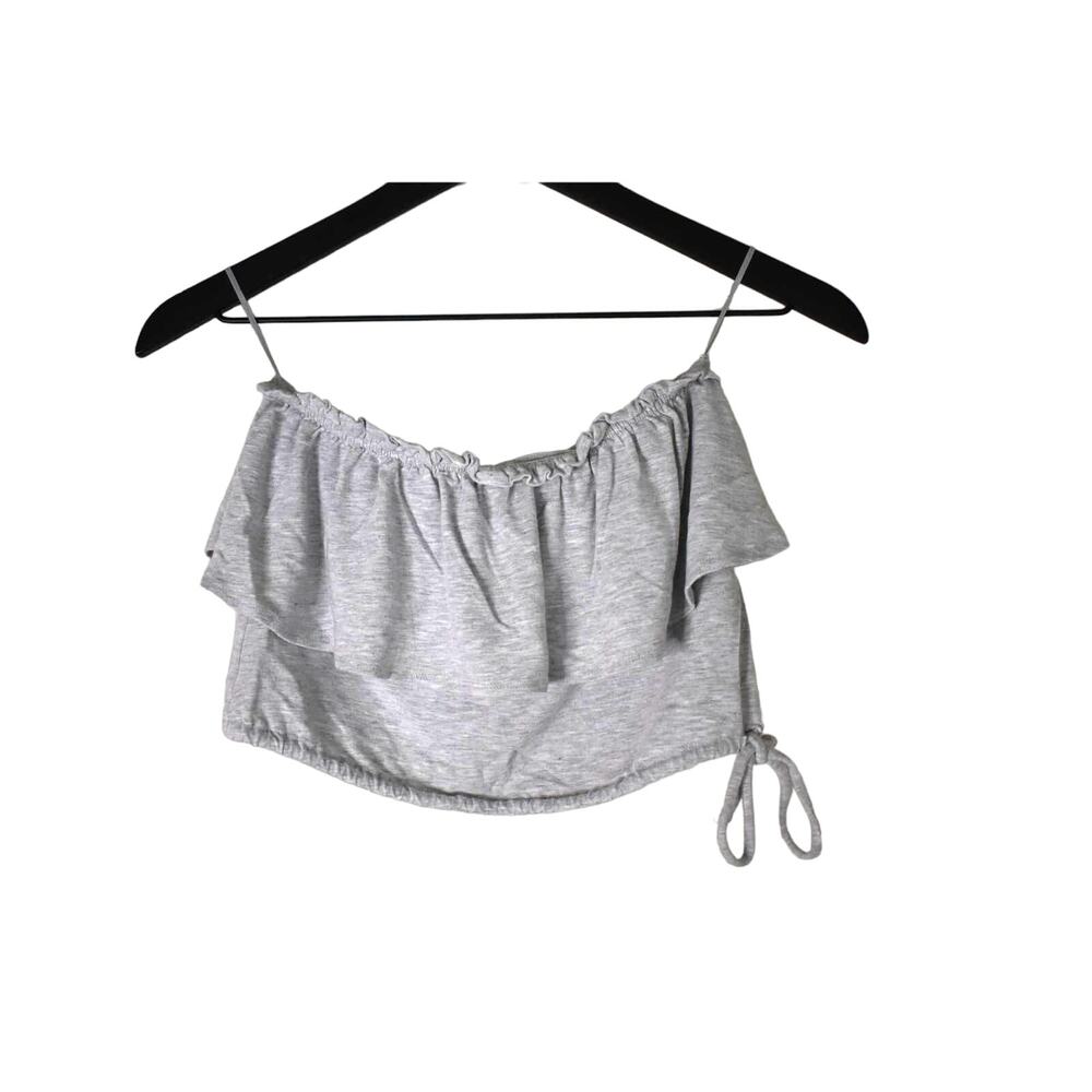 Abercrombie & Fitch Ruffle Crop Tube Top Size XS - Picture 2 of 4